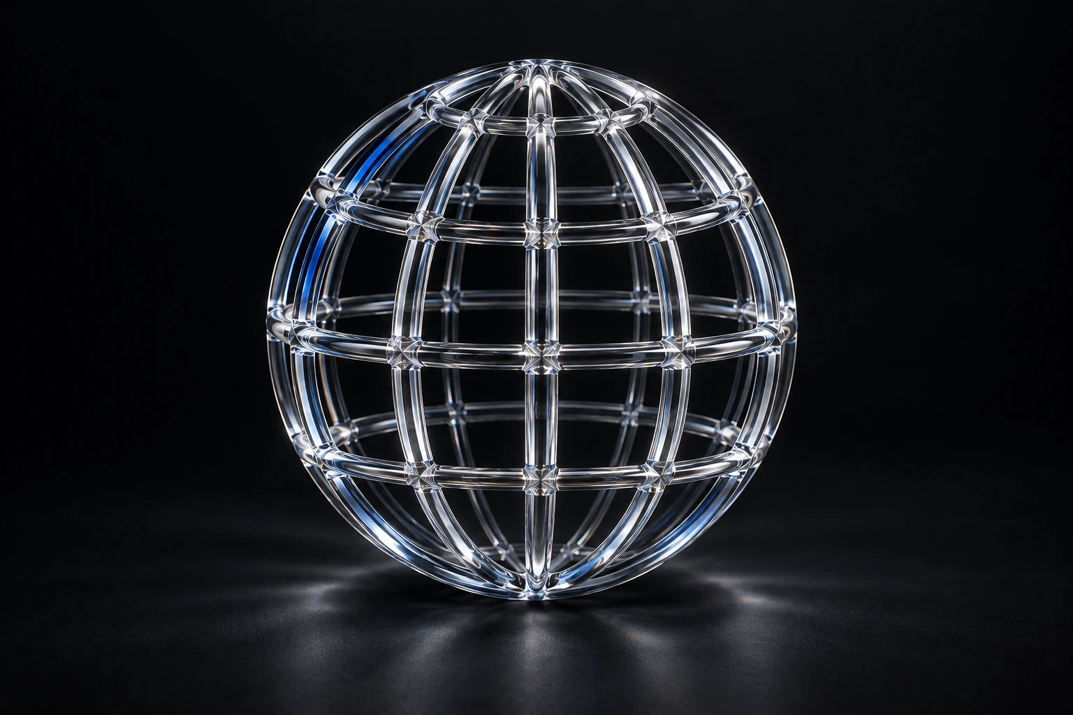 Un globe en verre quadrillé représente les connaissances de votre entreprise